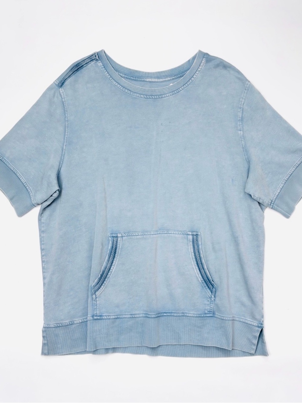Jane and Delancey denim look soft top